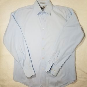 1MX Light Blue Button Up Men's Shirt